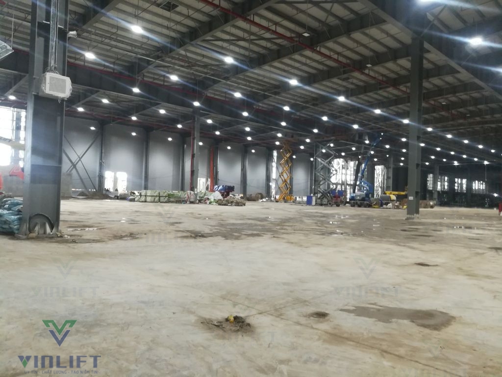 Xe nâng người MH Rental thi công bệnh viện Vinmec, Time City, Hà Nội