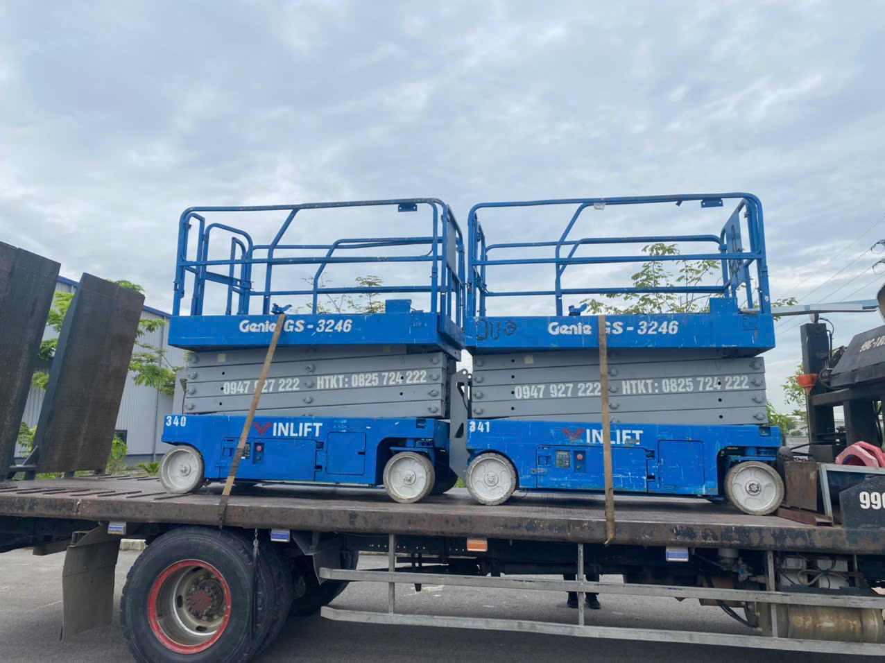 Thuê Xe Nâng Hàng Và Xe Nâng Người Tại Kcn Đồng Văn