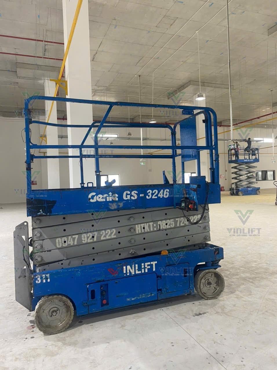 Cho Thuê Xe Nâng Người Cắt Kéo Gs 3246 – 12m