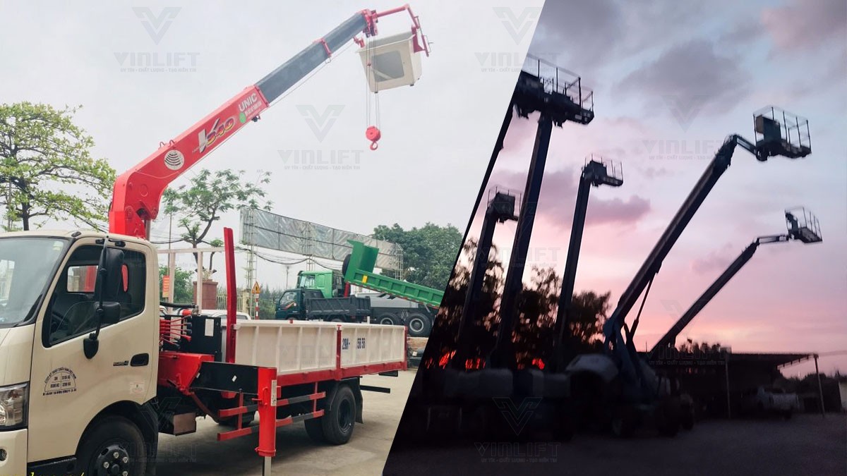 Xe Cẩu Nâng Người 20m Có Lồng Và Xe Nâng Chuyên Dụng: Sự Khác Biệt Bạn Cần Biết