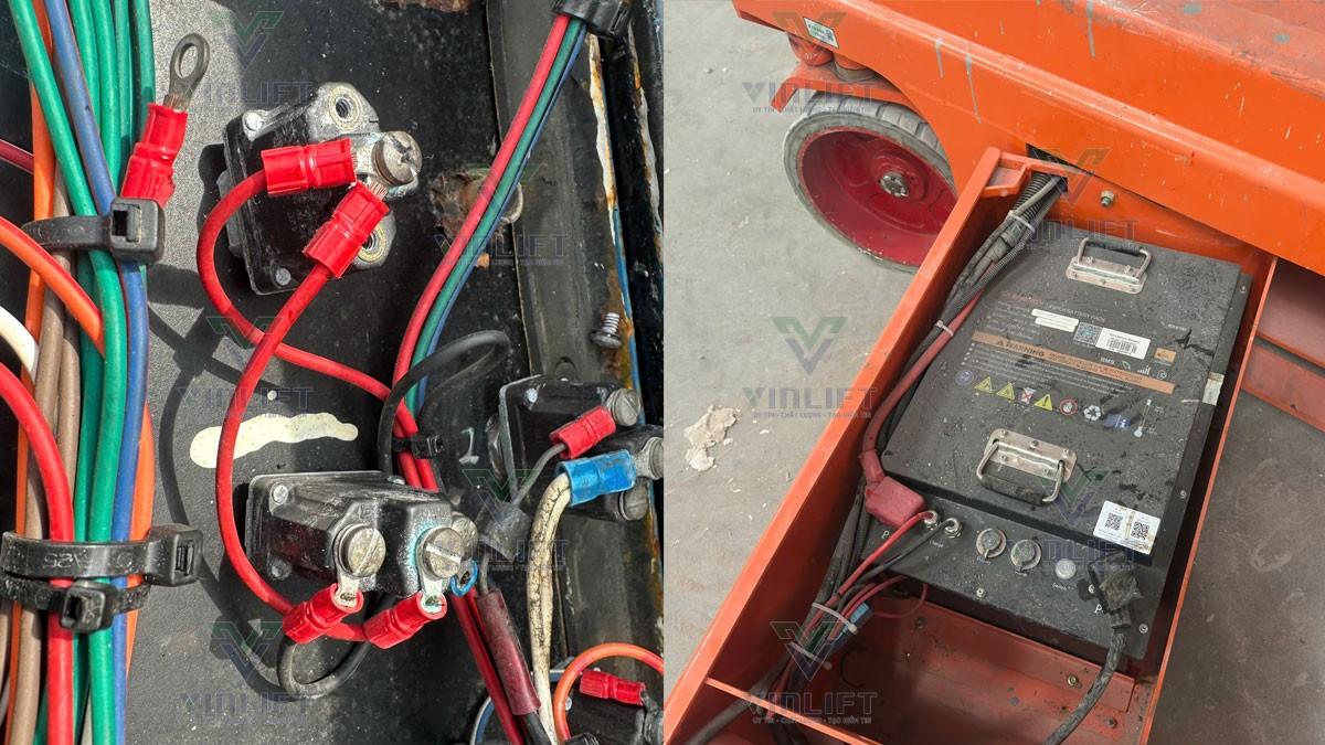 Lỗi liên quan đến điện trên xe nâng người