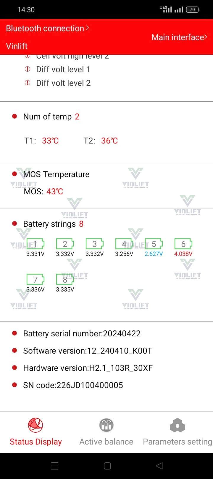 Phân Tích Thông Báo Pin Xe Nâng Và Tìm Lỗi Vấn đề đang Phát Sinh