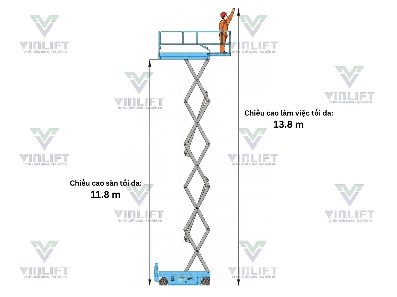 Xe Nâng Roshow Rs121hd 16m Chuyên Dụng (sao Chép)