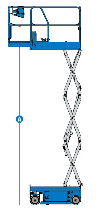 Xe Nâng Người Cắt Kéo 18.15m GS-5390