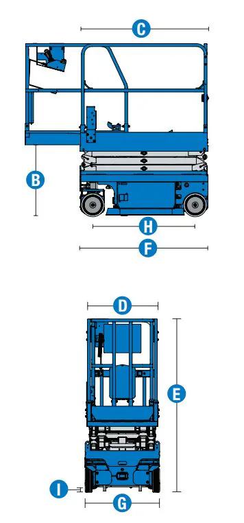Xe Nâng Người Cắt Kéo 18.15m GS-5390