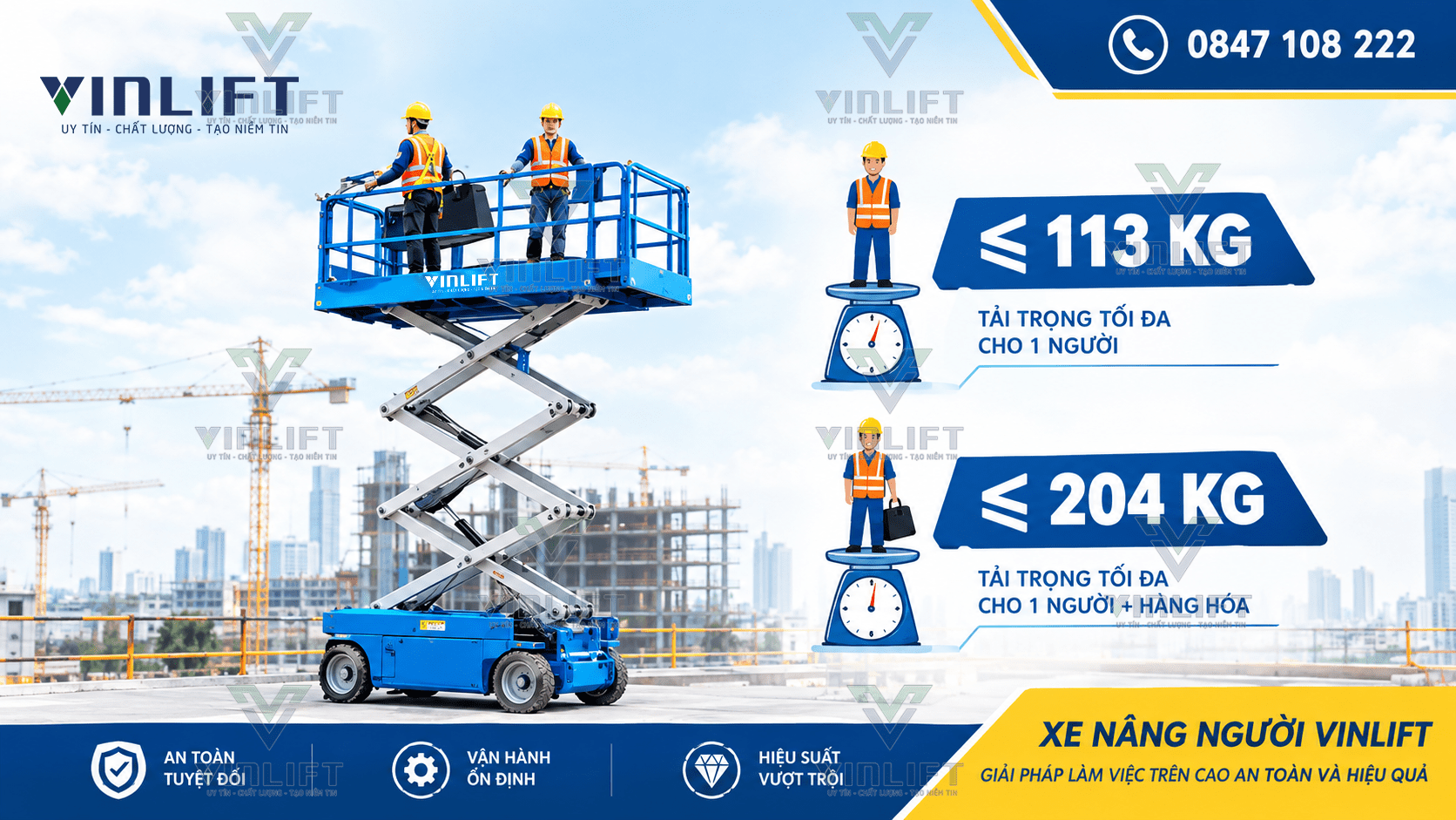 5 Sai Lầm Kỹ Thuật Thường Gặp Khiến Xe Nâng Người Nhanh Hỏng Hóc